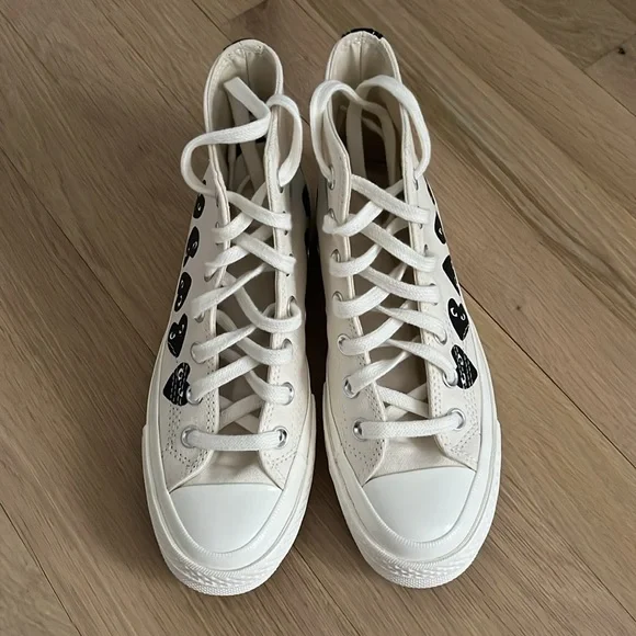 New/Never Worn - CONVERSE X COMME DES GARCONS PLAY ALL STAR CHUCK - Picture 4 of 7